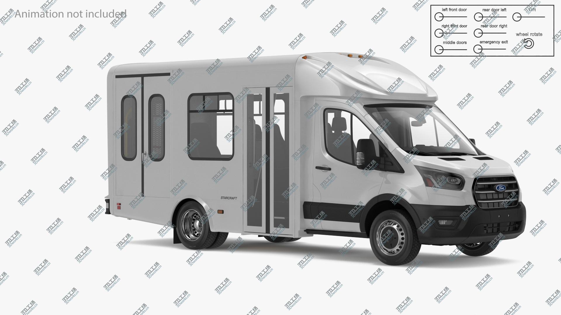 images/goods_img/20210313/Ford Starlite Transit Shuttle Bus 2020 Rigged 3D model/3.jpg